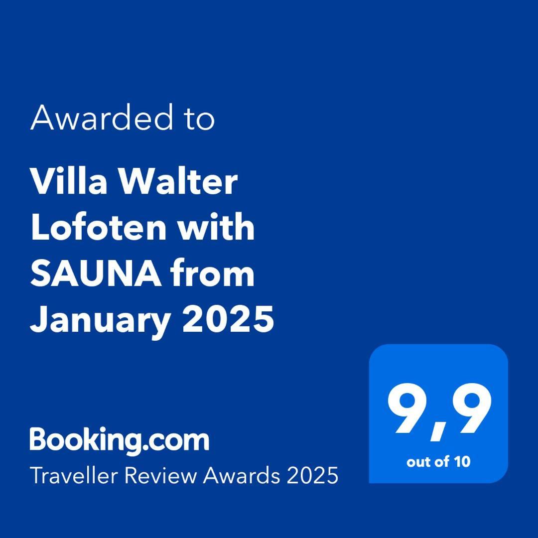 Villa Walter Lofoten With Sauna Kvalnes  Luaran gambar